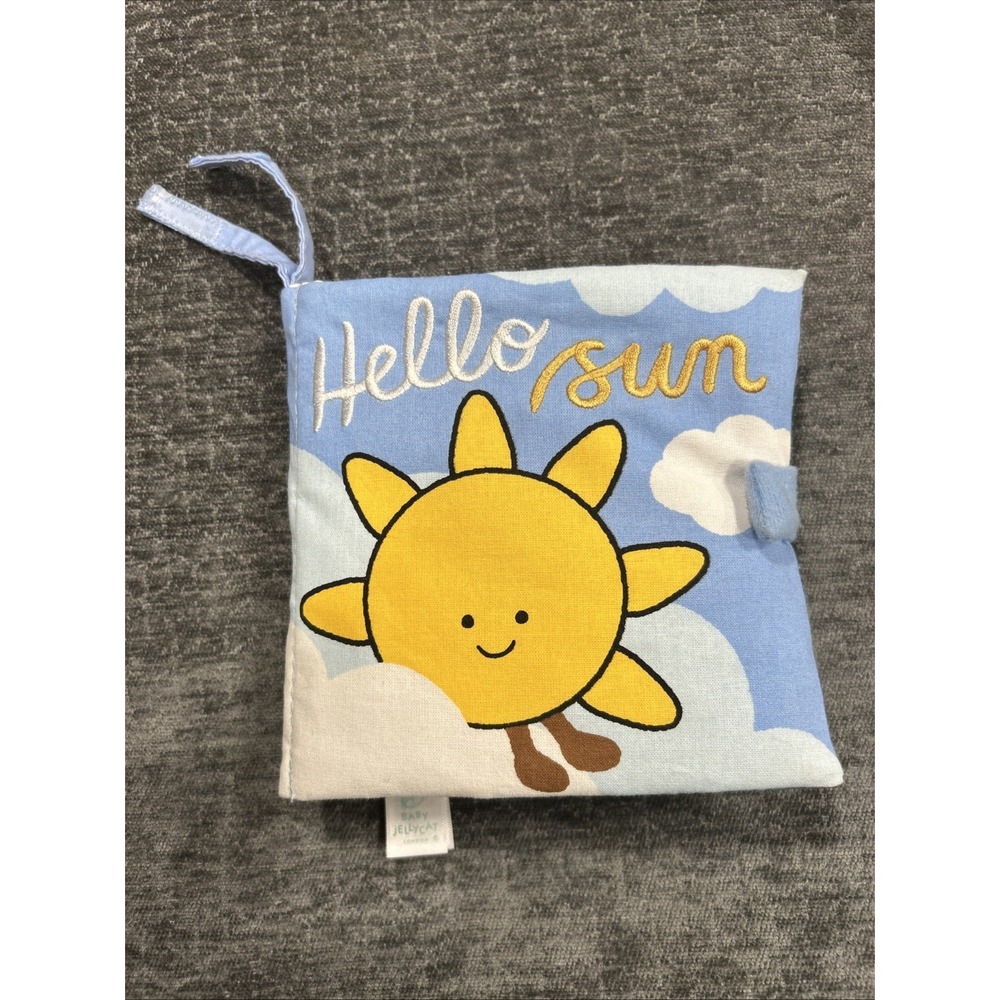 Jellycat Hello Sun Fabric Book Baby Book Soft Cloth Book Baby Toy Baby Gift